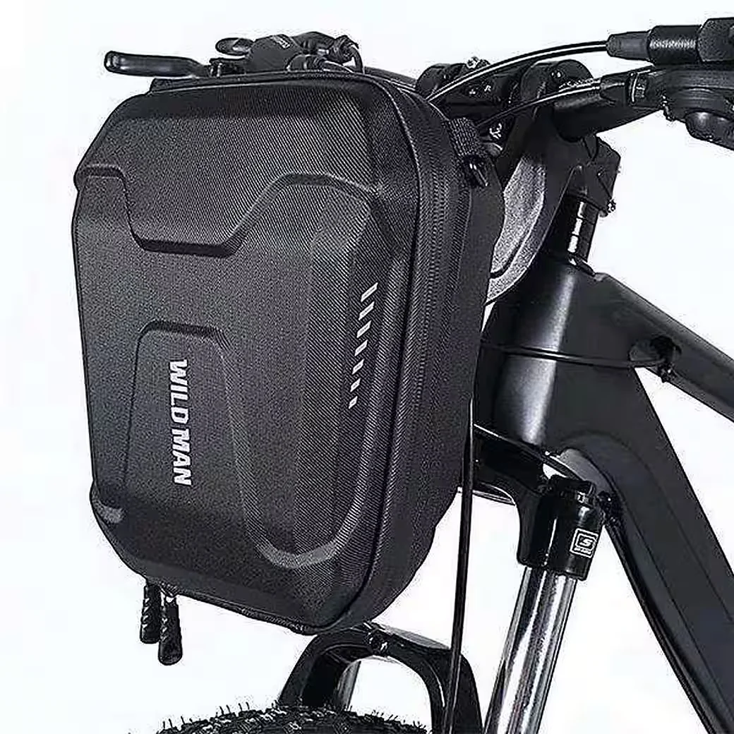 WILDMAN Lenkertasche Fahrrad 3L schwarz E8 mit Reißverschluss