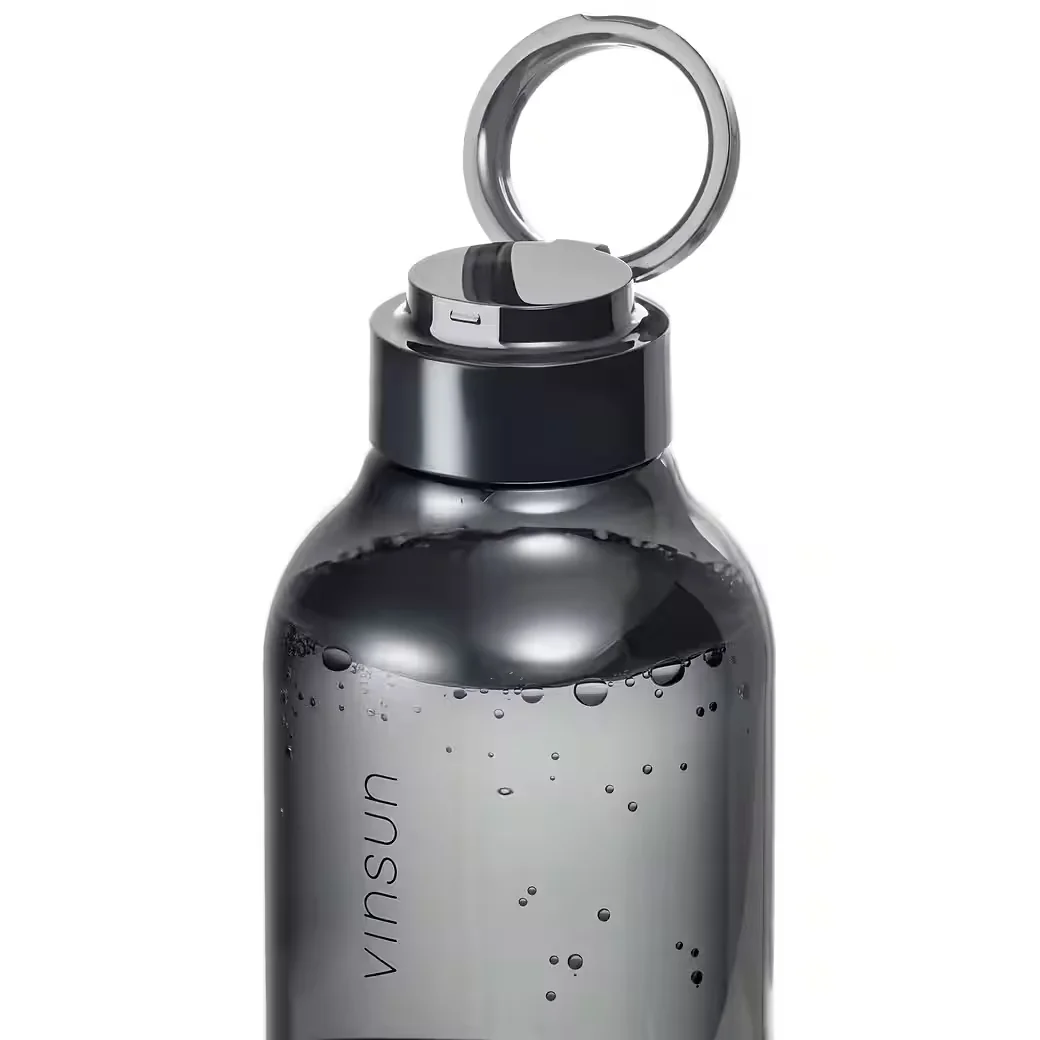 VINSUN Trinkflasche 750 ml Tritan auslaufsicher kohlensäuregeeignet