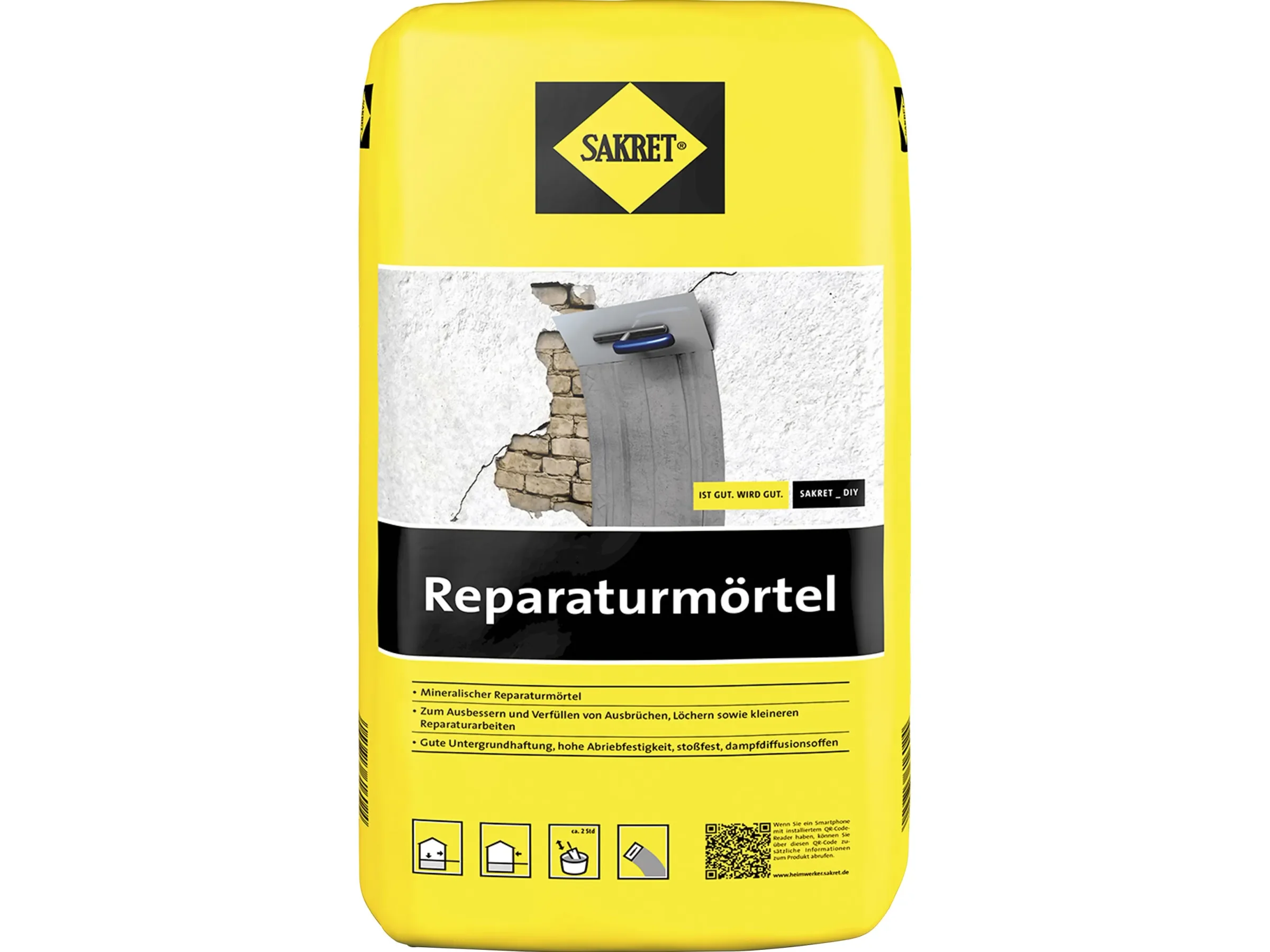 SAKRET Reparaturmörtel grau 25 kg