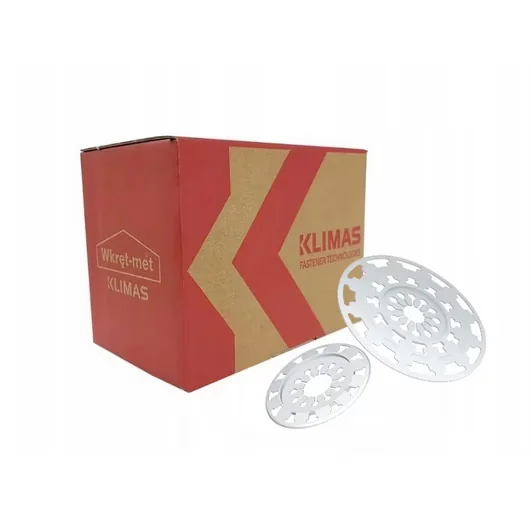 KLIMAS TDX-90 Dämmstoffteller Dübelteller 90 mm 100 Stück