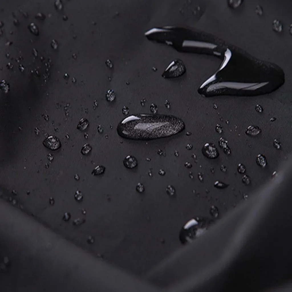 Jumada wasserdichter Rucksacküberzug reflektierend 30-40 L Schwarz M