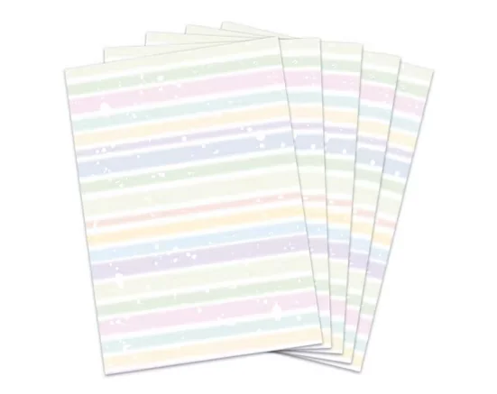 JUNAPACK Briefpapier A4 Blumen Ostern für Drucker und Firmenpost